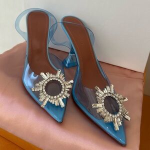 AMINA MUADI  Blue Women's SIZE 37 1/2 excellent condition